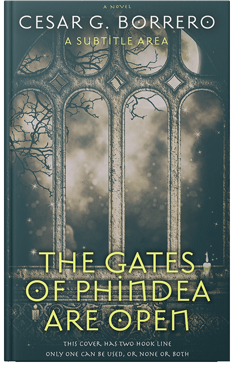 Front view of Limed Spruce #193 - Premade Fantasy Book Cover