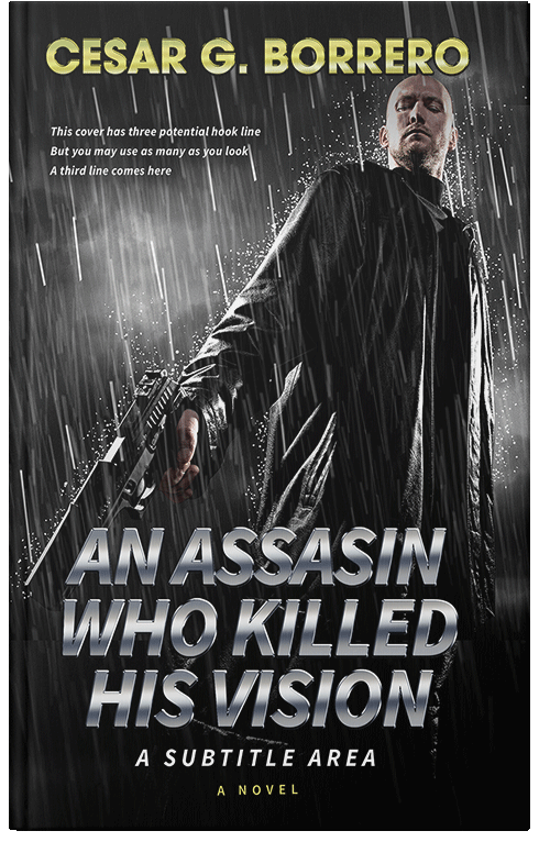 Front view of Premade Mystery & Thriller & Suspense Book Cover - Tea