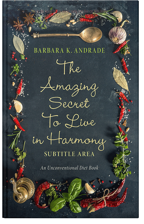 Front view of Premade Health & Dieting & Fitness Book Cover - Ebony Clay