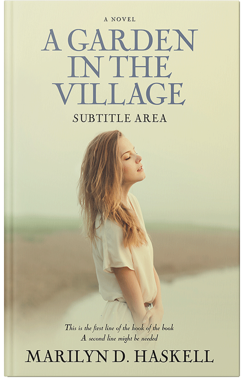 Front view of Premade Romance Book Cover - Beryl Green