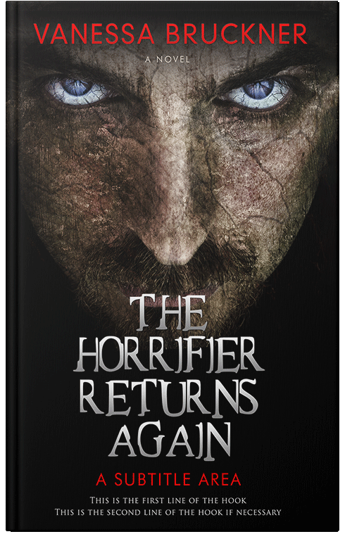 Front view of Premade Horror Book Cover - Quicksand