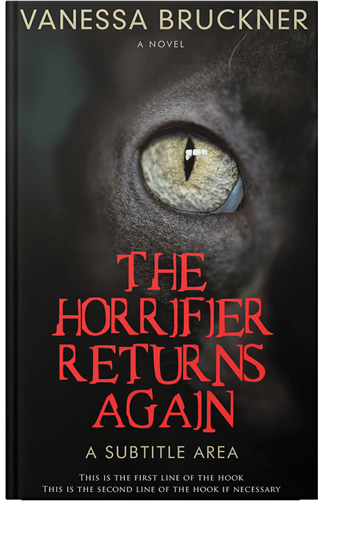 Front view of Cod Gray #260 - Premade Horror Book Cover