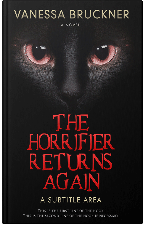 Front view of Cod Gray #261 - Premade Horror Book Cover