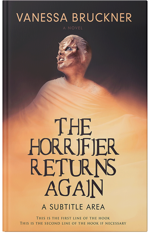 Front view of Thunder #266 - Premade Horror Book Cover