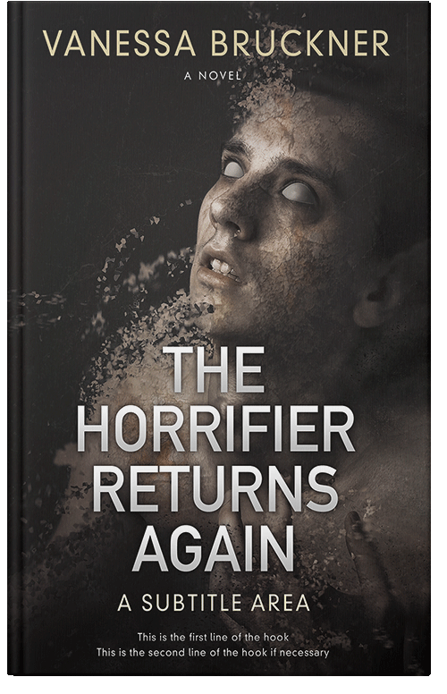 Front view of Premade Horror Book Cover - Cod Gray
