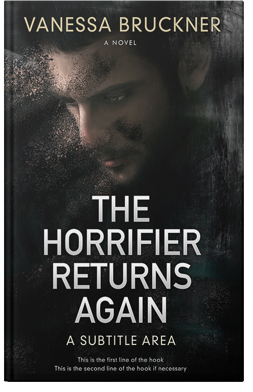 Front view of Premade Action & Adventure Book Cover - Heavy Metal