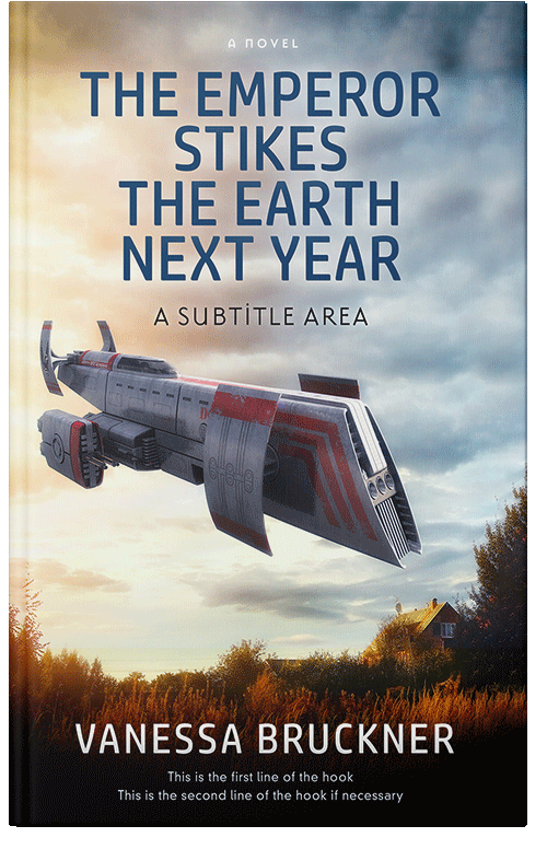 Front view of Timberwolf #282 - Premade Science Fiction Book Cover