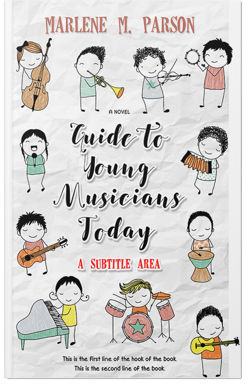 Front view of Premade Children's Book Cover - Gallery