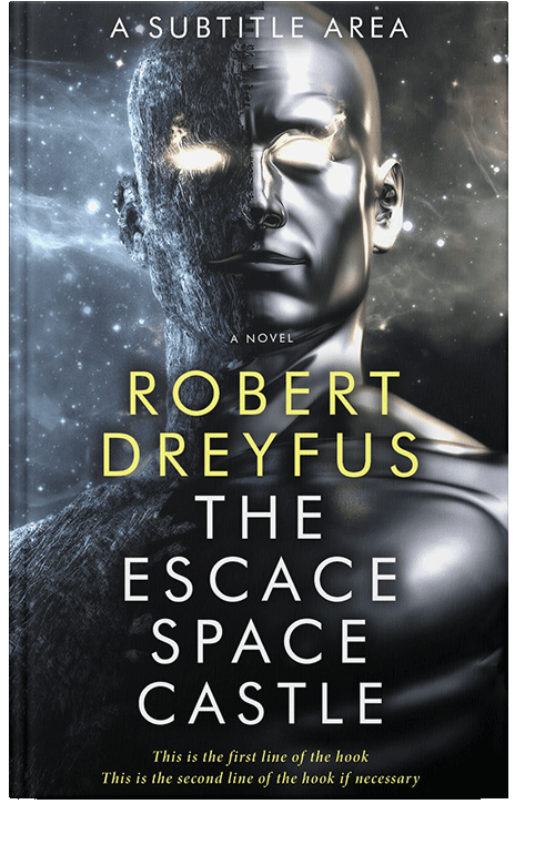 Front view of Shark #304 - Premade Science Fiction Book Cover