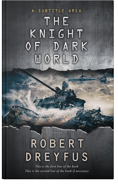 Front view of Premade Historical Book Cover - Outer Space