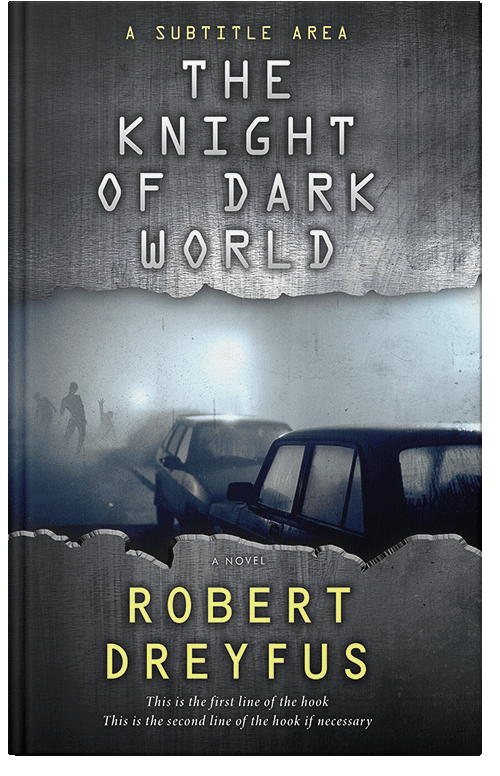 Front view of Premade Apocalyptica Book Cover - Shark