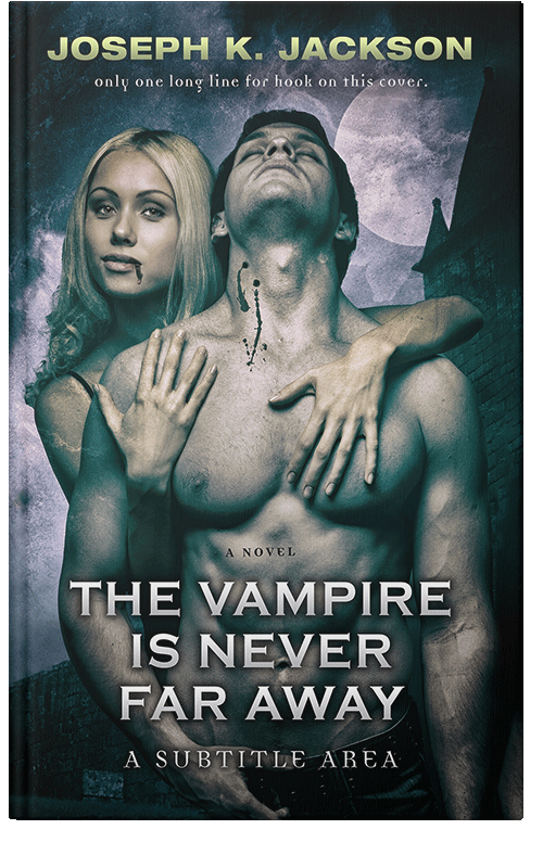 Front view of Silver Rust #0318 - Premade Horror Book Cover