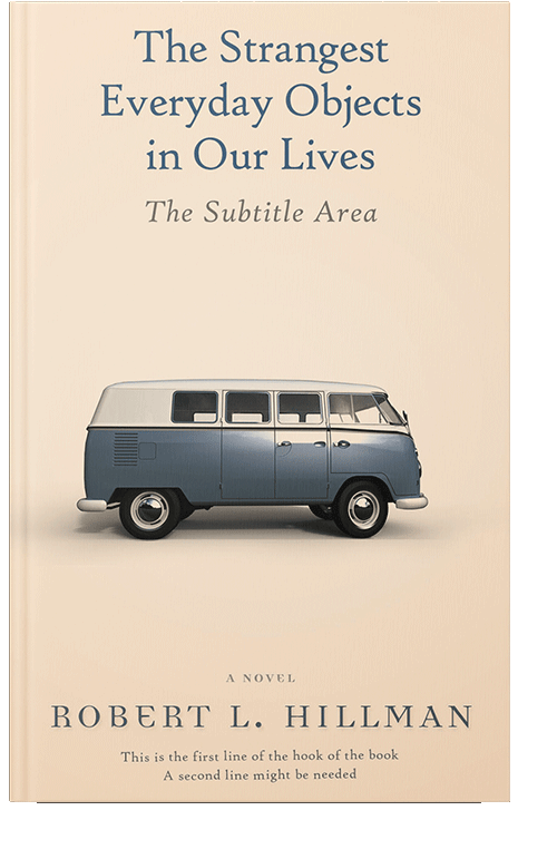 Front view of Champagne #338 - Premade Travel Book Cover