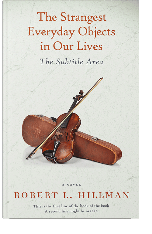 Front view of Cararra #342 - Premade Literary Fiction Book Cover