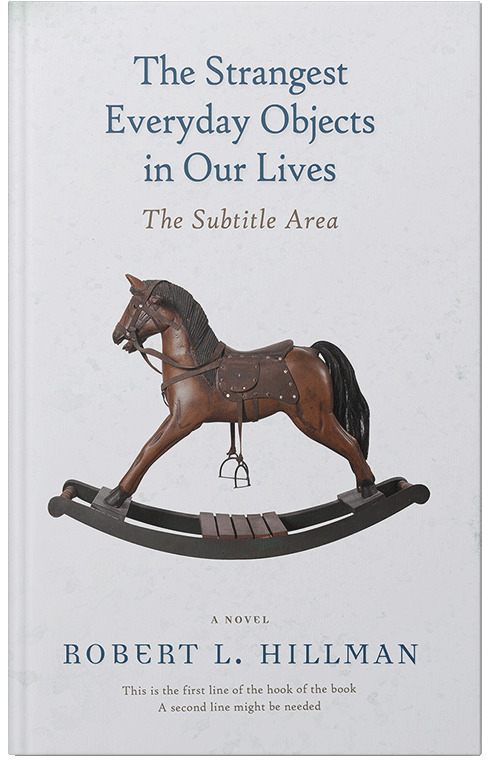 Front view of Porcelain #0352 - Premade Surreal Book Cover