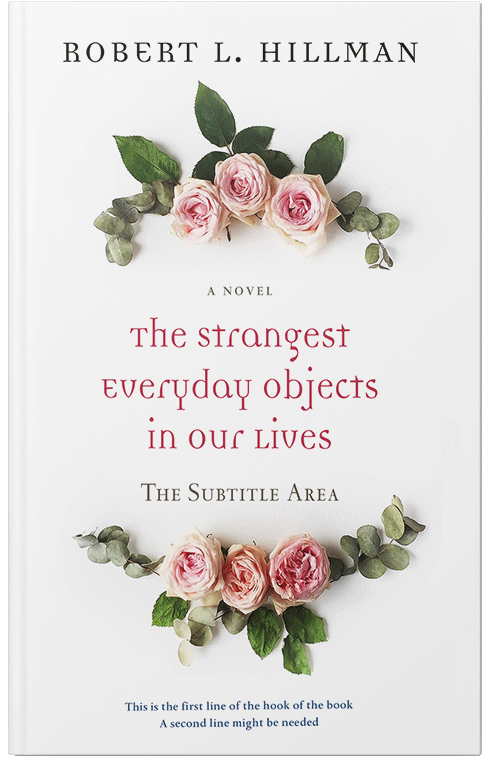 Front view of Premade Poetry Book Cover - Kelp