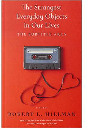 Pre Made Book Cover Alizarin Crimson