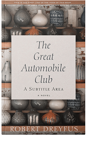 Pre Made Book Cover Swirl