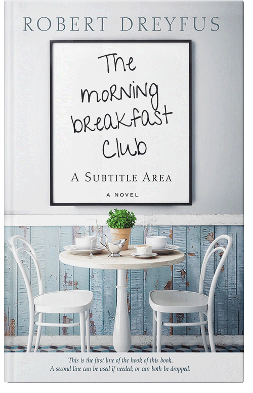 Front view of Premade Poetry Book Cover - Iron