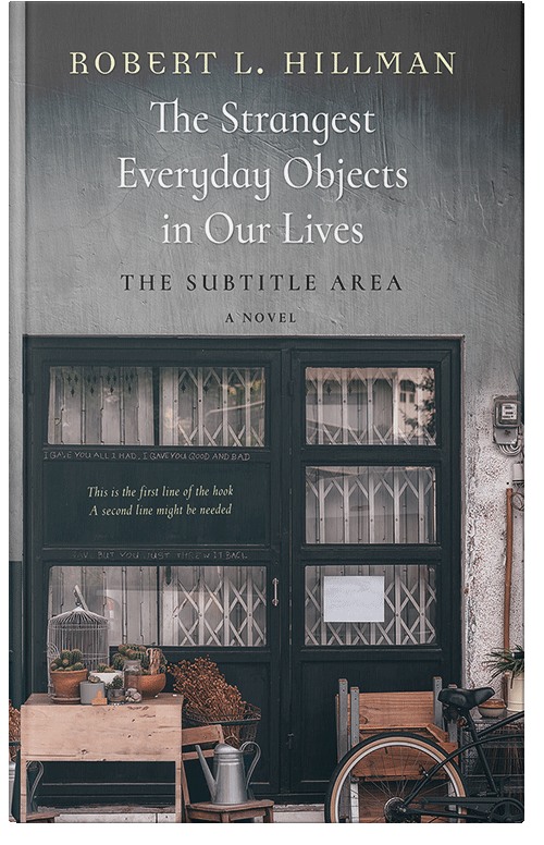 Front view of Cape Cod #0382 - Premade Literary Fiction Book Cover