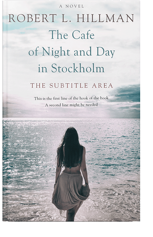 Front view of Mischka #391 - Premade Poetry Book Cover