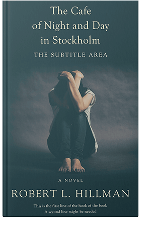 Pre Made Book Cover Pickled Bluewood