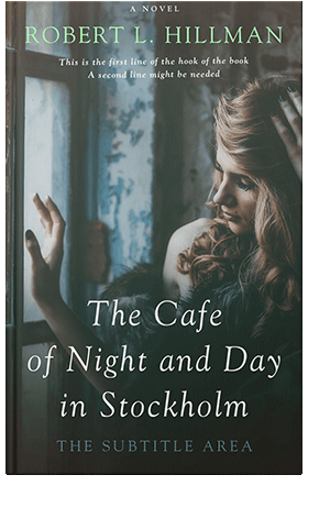 Pre Made Book Cover Lunar Green