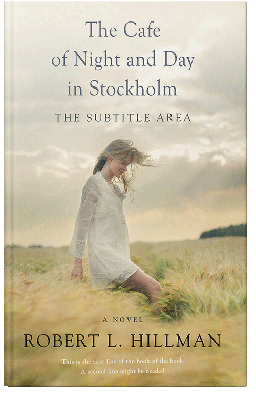 Front view of Premade Self-Improvement & Self-Help Book Cover - Stark White