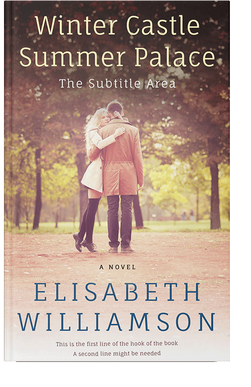 Front view of Almond #420 - Premade Romance Book Cover