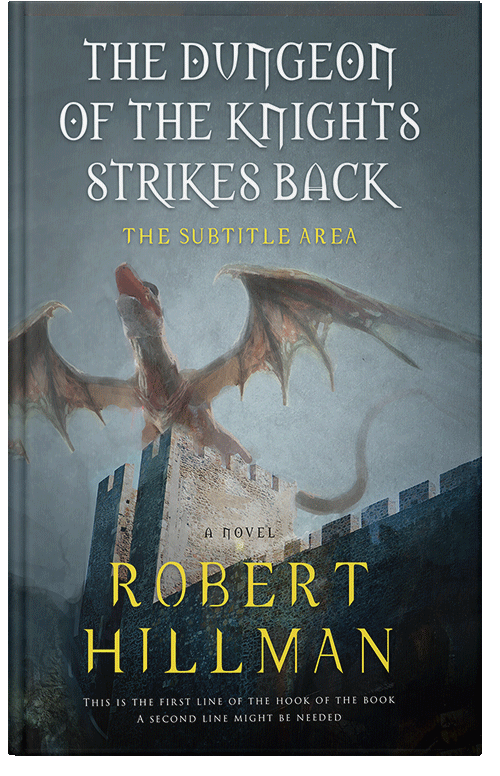 Front view of Premade Fantasy Book Cover - Limed Spruce