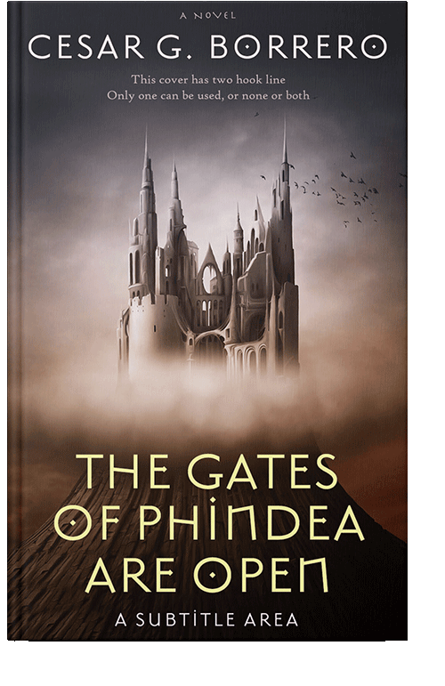 Front view of Cocoa Brown #442 - Premade Apocalyptica Book Cover