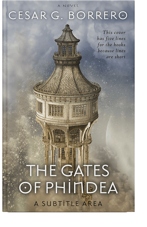 Front view of Zorba #448 - Premade Fantasy Book Cover