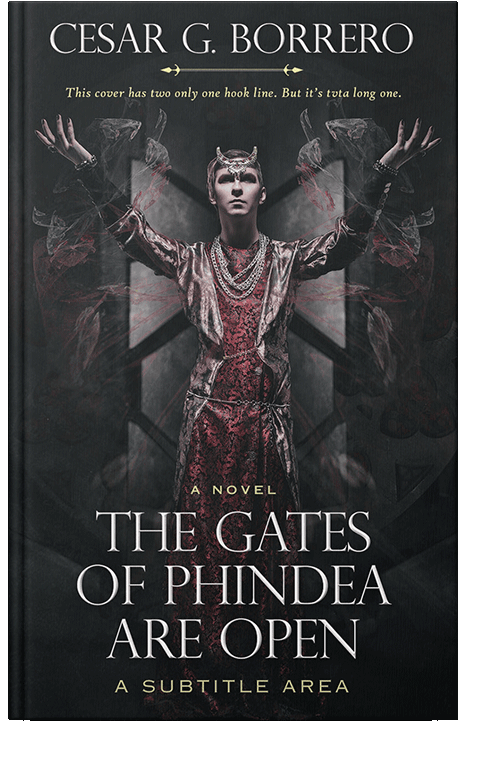 Front view of Shark #454 - Premade Fantasy Book Cover