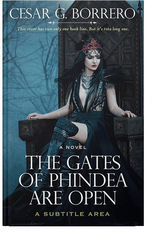 Front view of Bunker #455 - Premade Fantasy Book Cover