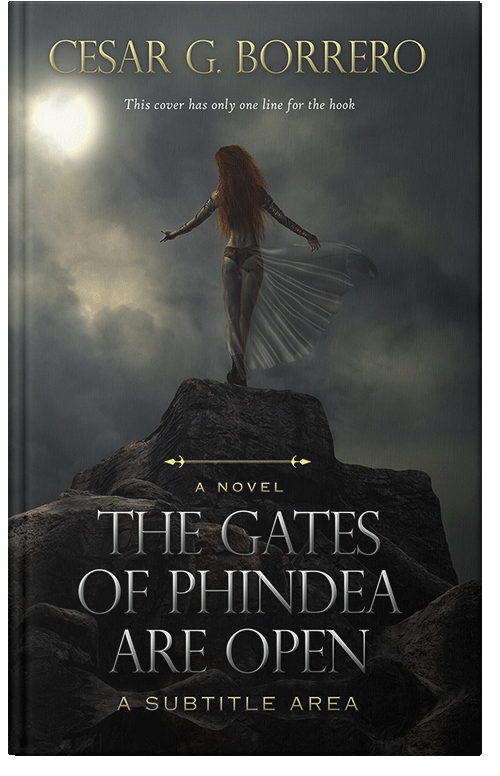 Front view of Heavy Metal #459 - Premade Fantasy Book Cover