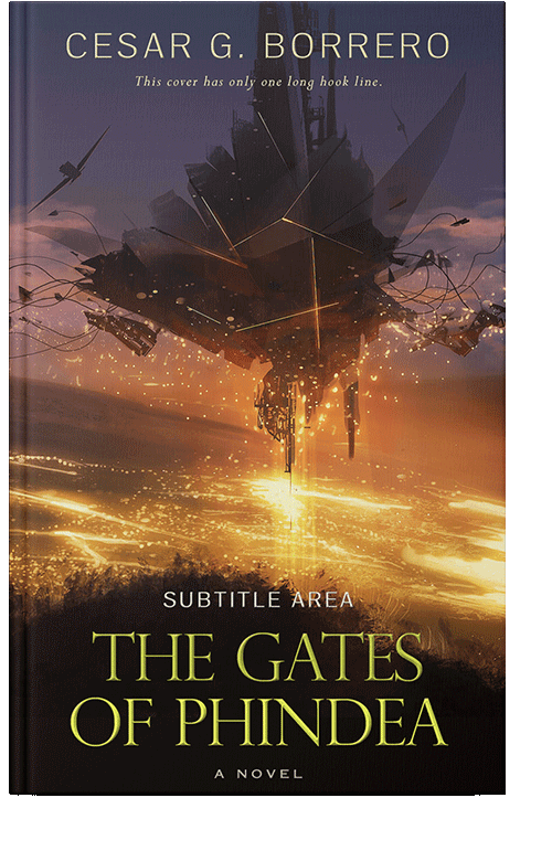 Front view of Tussock #475 - Premade Science Fiction Book Cover