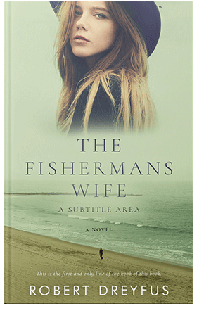 Pre Made Book Cover Green Mist