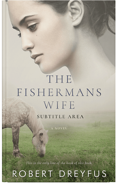 Front view of Foggy Gray #510 - Premade Romance Book Cover