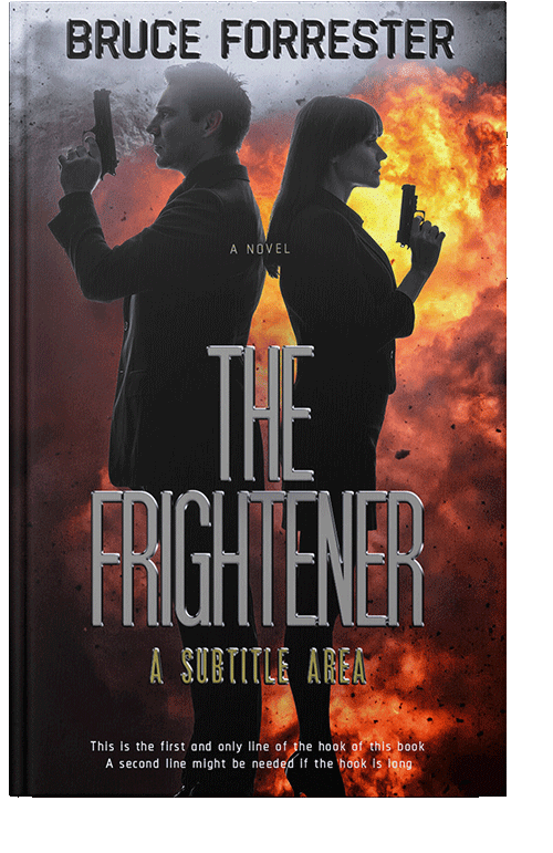 Front view of My Pink #530 - Premade Action & Adventure Book Cover