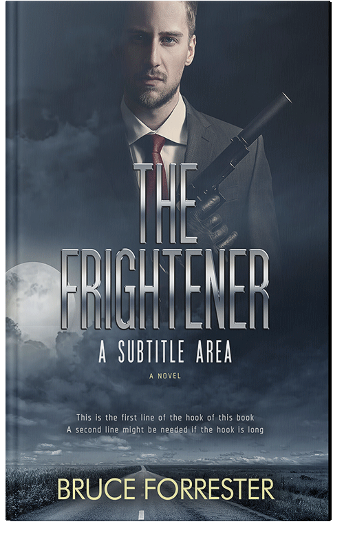 Front view of Premade Action & Adventure Book Cover - Ebony Clay