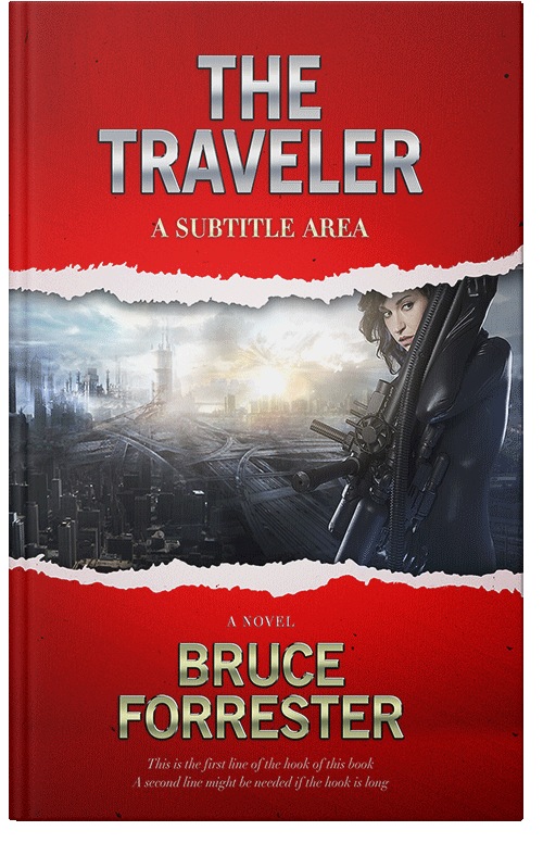 Front view of Premade Apocalyptica Book Cover - Cloud
