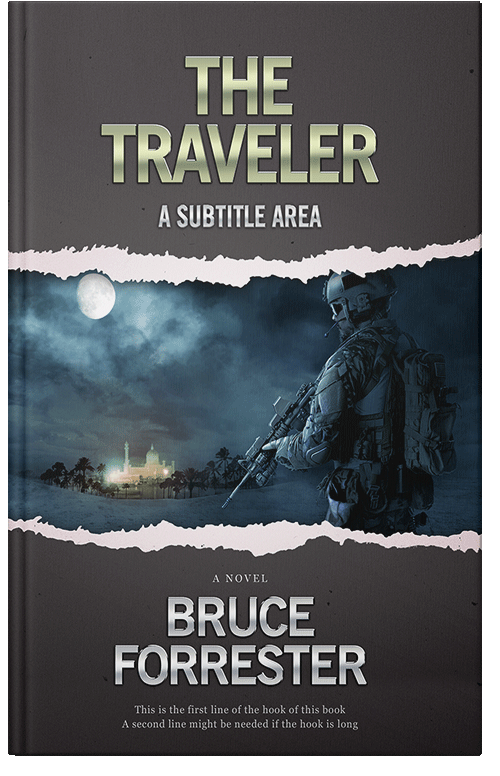 Front view of Shark #551 - Premade Mystery & Thriller & Suspense Book Cover