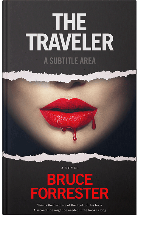 Front view of Petite Orchid #554 - Premade Mystery & Thriller & Suspense Book Cover