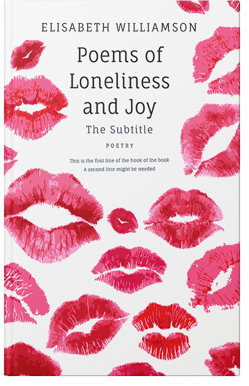 Front view of Premade Romance Book Cover - French Rose