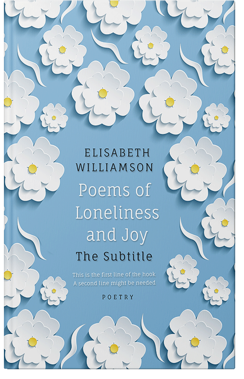 Front view of Premade Poetry Book Cover - Half Baked