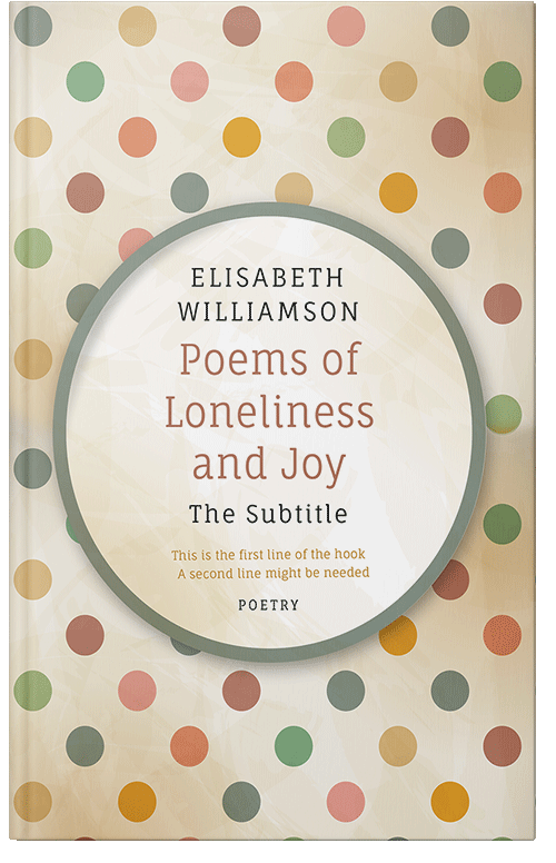 Front view of Aths Special #565 - Premade Poetry Book Cover