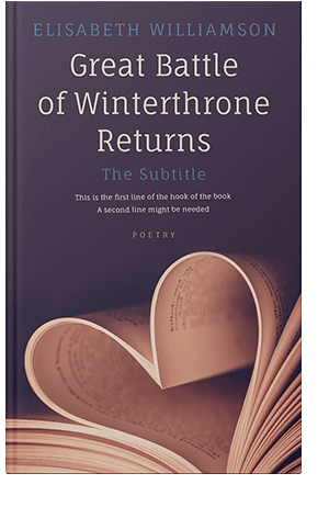 Pre Made Book Cover Cameo