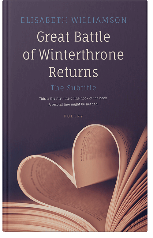 Front view of Premade Romance Book Cover - Cameo