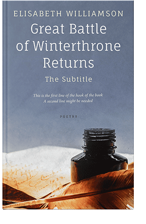 Pre Made Book Cover Slate Gray