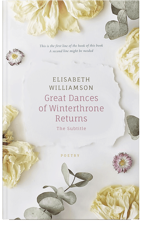 Front view of Satin Linen #582 - Premade Romance Book Cover